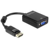 DELOCK Delock 61848 fekete adapter displayport apa > VGA 15 pin anya