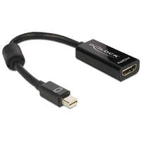 DELOCK Delock 65099 fekete adapter mini displayport apa > HDMI pin anya