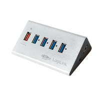 Logilink LogiLink UA0227 USB3.0 4 portos HUB + 1x Fast Charging Port