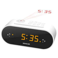 Sencor Sencor SRC 3100 W fehér kivetítős rádiós ébresztőóra