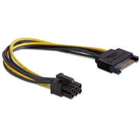 DELOCK Delock 82924 SATA 15 pin > 6 pin PCI Expressz tápkábel
