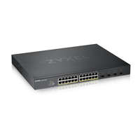 ZyXEL ZyXEL XGS1930-28HP 24port GbE LAN PoE (375W) 4port 10GbE SFP+ L2+ menedzselhető switch