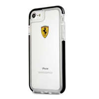 FERRARI Ferrari iPhone 7 átlátszó/fekete fényes tok