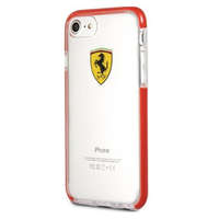 FERRARI Ferrari iPhone 7 átlátszó/piros fényes tok