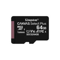 KINGSTON Kingston 64GB SD micro Canvas Select Plus (SDXC Class 10 A1) (SDCS2/64GBSP) memória kártya