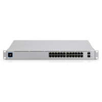 UBiQUiTi Ubiquiti UniFi USW-PRO-24-POE Gen2 24port GbE LAN 16xPoE+ 8xPoE++ 2xSFP+ port L3 menedzselhető switch