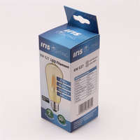 IRIS Iris Lighting Filament Bulb Longtip E27 ST64 6W/2700K/540lm aranyszínű LED fényforrás