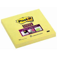 POST-IT Post-it Super Sticky 654-S 76x76mm sárga jegyzettömb