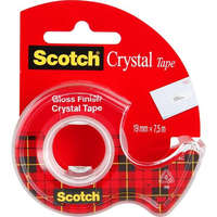 SCOTCH Scotch Crystal Clear 19mmx7,5m ragasztószalag-adagoló