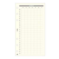 KALENDART Kalendart Saturnus L363 napi beosztásúrend gyűrűs naptár kiegészítő