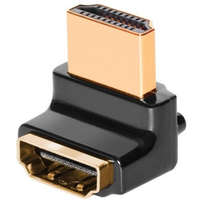 AUDIOQUEST AudioQuest HDM90W HDMI Type A aljzat - Type A aljzat aranyozott csatlakozós 90 fokos adapter