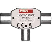 EMOS Emos J0197 EU 2491/D193 ferrites háromágú antenna közösítő