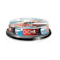 Philips Philips DVD+R 4,7GB Cake Box 10db/csomag lemez