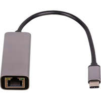 Akyga Akyga AK-AD-65 15cm USB-C - 1000 Mbps Ethernet adapter