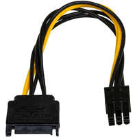 Akyga Akyga AK-CA-30 15cm 6-tűs PCI Express - SATA kábel