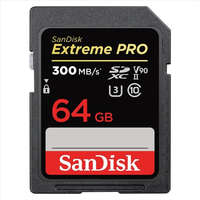 Sandisk Sandisk 64GB SD (SDXC Class 10 UHS-II U3) Extreme Pro memória kártya