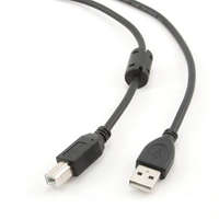 Gembird Gembird CCF-USB2-AMBM-6 USB 2.0 A-B cable with ferrite core 1,8m Black