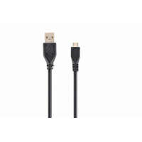 Gembird Gembird CCP-MUSB2-AMBM- micro USB cable 2.0 AM-MBM5P 1m Black