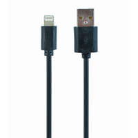 Gembird Gembird CC-USB2-AMLM-1M USB data sync and charging 8-pin cable 1m Black