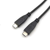 EQUIP Equip Átalakító Kábel - 12888307 (USB-C2.0 to USB-C, apa/apa, fekete, 1m)