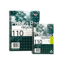PUKKA PAD Pukka Pad Recycled A4 110 oldalas vonalas spirálfüzet