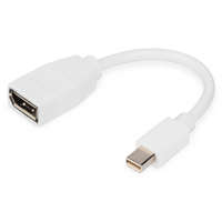 Digitus Digitus DisplayPort adapter cable mini DP - DP 0,15m White