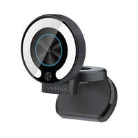 VERTUX Vertux Webcamera - ODIN 4K (Plug & Play, 3264 x 2448 képpont, 8MP/30fps, mikrofon, autofókusz, fekete)