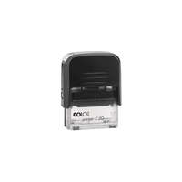 COLOP Bélyegző C20 Printer Colop átlátszó,fekete ház/fekete párna