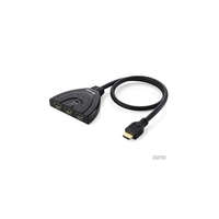 EQUIP Equip HDMI Switch - 332703 (1x Bemenet, 3x Kimenet, fekete)