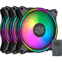 Cooler Master COOLER MASTER Rendszerhűtő Ventilátor MasterFan MF120 HALO RGB, 12cm (3-PACK)