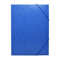 Bluering Gumis mappa A4, festett prespán mintás karton Bluering® kék