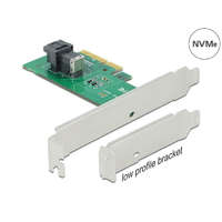 DELOCK Delock PCI Express x4 Card - 1 x belső NVMe SFF-8643 - alacsony profilú formatényező