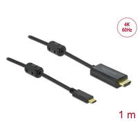 DELOCK Delock Aktív USB Type-C - HDMI kábel (DP Alt Mode) 4K 60 Hz 1 méter hosszú