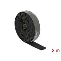 DELOCK Delock Velcro fekete ragasztó szalag guriga Hx 2 m x Sz 15 mm