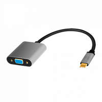 Logilink Logilink USB 3.2 Gen1 Type-C adapter, C/M VGA, 1080p, alu, 0,15 m