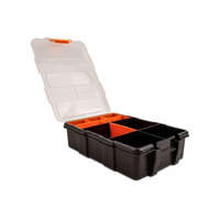 DELOCK Delock Rendező doboz 11 egységgel, 220 x 155 x 60 mm méretben, narancs és fekete