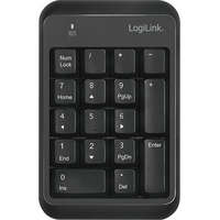 Logilink Logilink Billentyűzet, Bluetooth 5.1, 17 billentyű, fekete