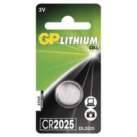 GP BATTERIES GP CR2025 lítium gombelem 1db/bliszter