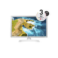 LG LG 23,6" 24TQ510S-WZ HD ready LED Smart fehér TV-monitor