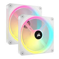 Corsair Corsair iCUE LINK QX140 RGB 140mm PWM PC Fans Starter Kit with iCUE LINK System Hub White