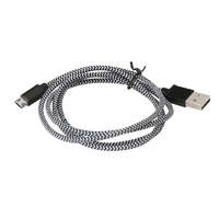 Platinet Platinet micro USB to USB fabric braided cable 1m Black