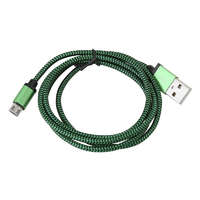 Platinet Platinet micro USB to USB fabric braided cable 1m Green