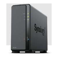 Synology SYNOLOGY NAS 1 fiókos DS124 Realtek RTD1619B 4x1,7GHz, 1GB DDR4, 1x1GbE, 2xUSB3.2Gen1