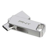 PNY PNY 64GB Duo Link Flash Drive USB3.2 Silver