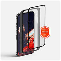FIXED FIXED Armor Full Cover 2,5D Tempered Glass with applicator for Apple iPhone X/XS/11 Pro, fekete