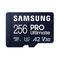SAMSUNG SAMSUNG Memóriakártya, PRO Ultimate 256GB, Class 10, V30, A2, Grade 3 (U3), R200/W130