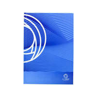 Bluering Beírókönyv A5, 96lap, keményfedeles, egyszínű, Bluering vonalas