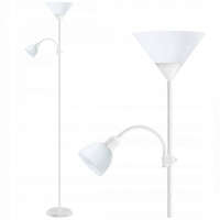 Platinet Platinet Floor Lamp E27+E14 White