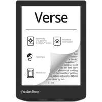 POCKETBOOK POCKETBOOK e-Reader - PB629 VERSE Mist Grey (6"E Ink Carta, Cpu: 1GHz,512MB,8GB,1500mAh, wifi,mSD, kép megvilágítás)