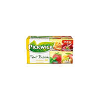 Pickwick Fekete tea 20x1,5 g Pickwick Variációk SÁRGA narancs, megy-málna és vörösáfonya, fodormenta és eper, zöldcitrom-gyömbér